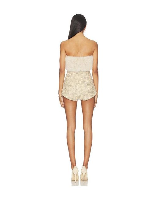 retroféte Natural Concetta Tweed Romper