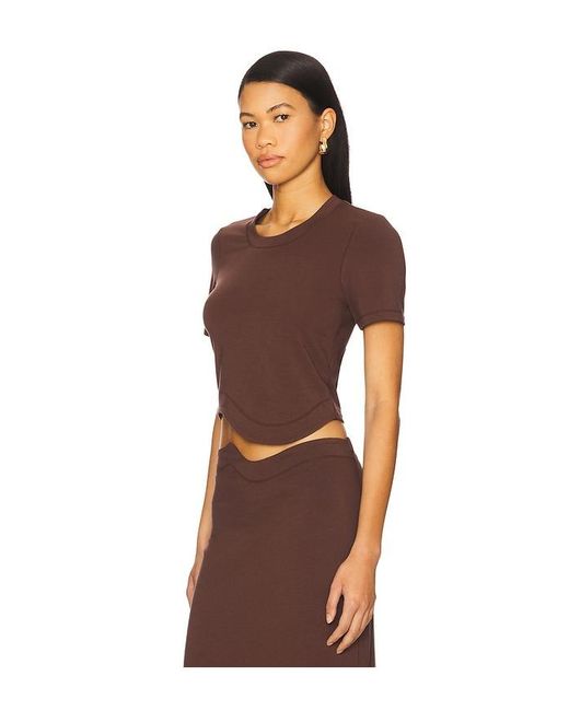 LNA Brown Jade Top