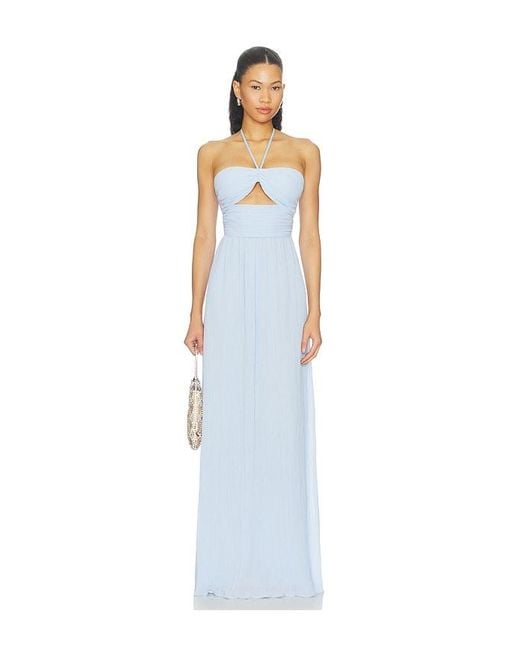 Lovers + Friends White Delilah Gown