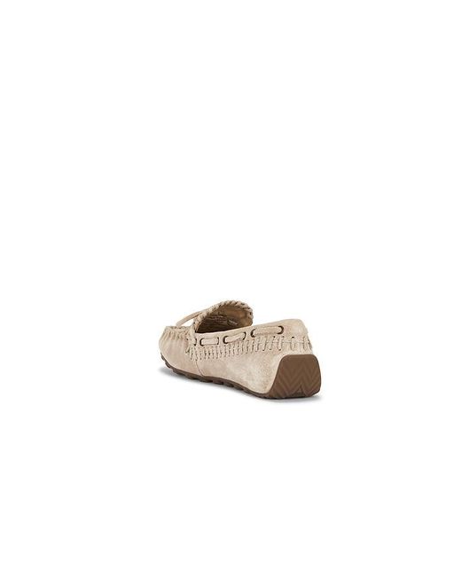 Free People White Misty Suede Moccasin