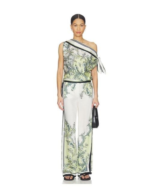 Veronica Beard White Grigore Pant