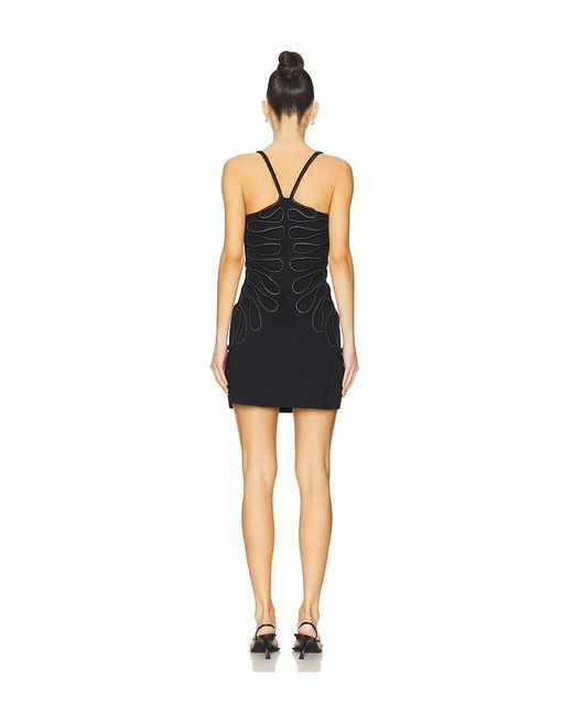 Cult Gaia Black Aimee Knit Dress