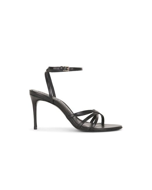 Black Suede Studio White Olie 80 Sandal
