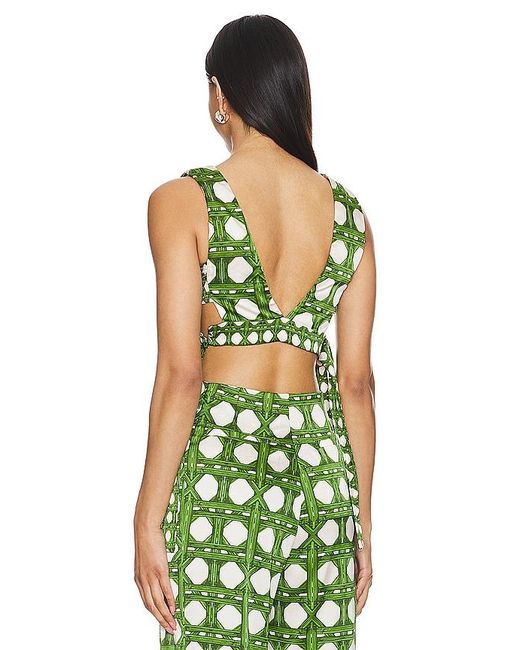 MISA Los Angles Green Olena Top