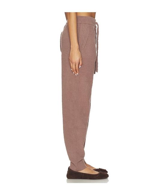 Eberjey Gray Recycled Boucle Jogger