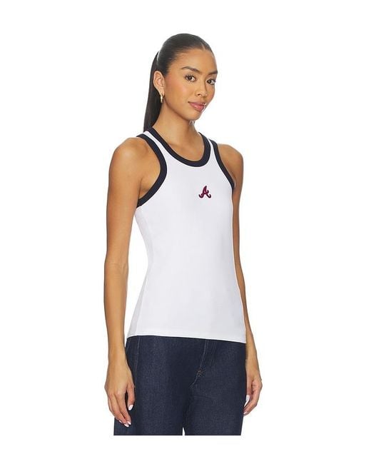 Terez Blue X Revolve Braves Scoop Armhole Rib Tank Top