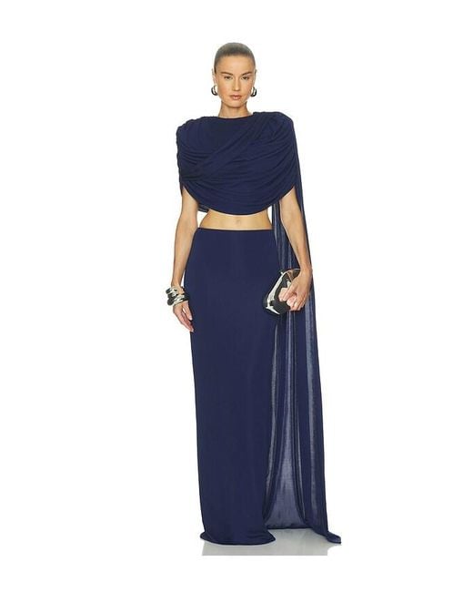 The New Arrivals Ilkyaz Ozel Blue Zada Skirt