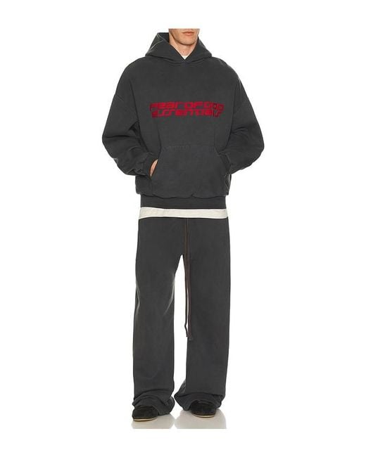 Fear Of God Gray 90's Hoodie for men