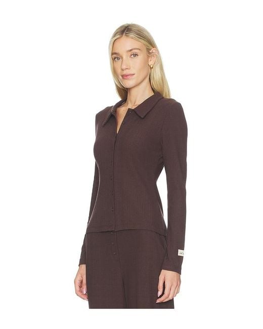 4th & Reckless Brown Zoey Top