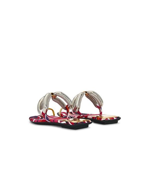 Jeffrey Campbell White Guilded 2 Flat Sandal