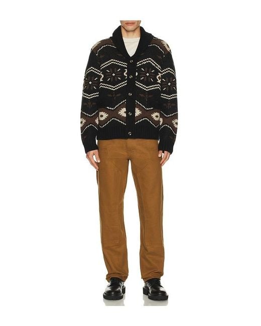 Iron & Resin Brown Lancaster Heavy Twill Pant for men
