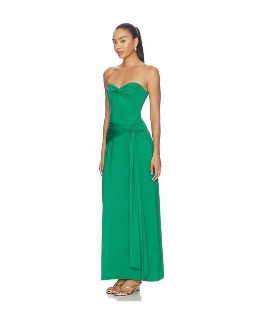 Seven Wonders Green Toulouse Strapless Maxi Dress