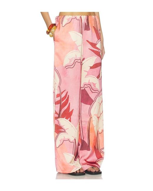 Seven Wonders Pink Kaeli Elasticated Palazzo Pant