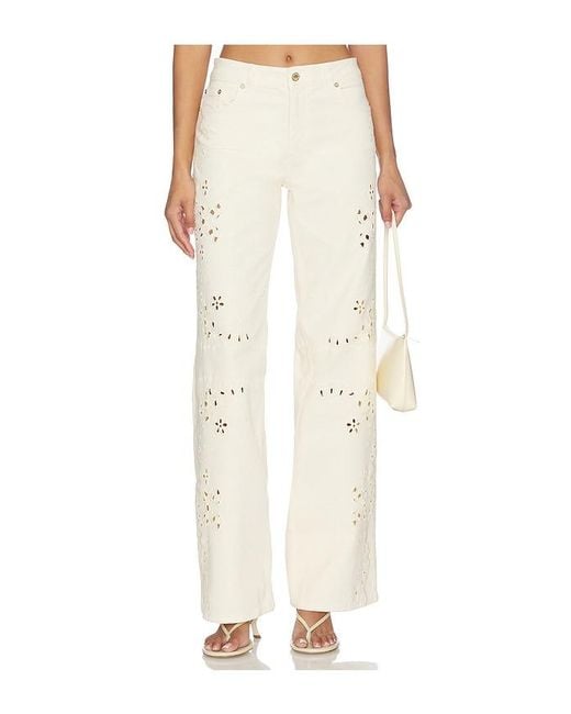 LoveShackFancy White Dellah Pant