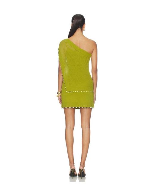 AMUR Yellow Alaia Day Dress