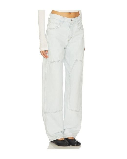 Agolde White Laria Pierced Jeans
