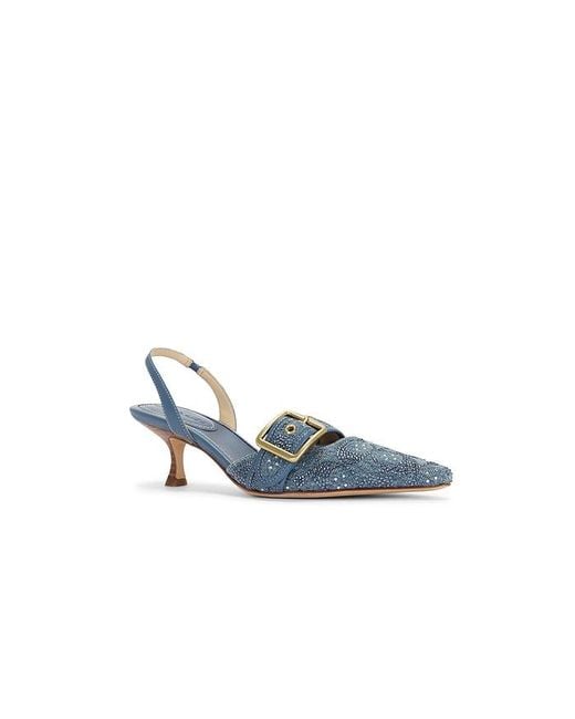 COACH Blue Margot Slingback Pump