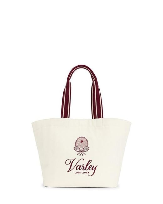 Varley Multicolor Robinson Canvas Club Tote Bag