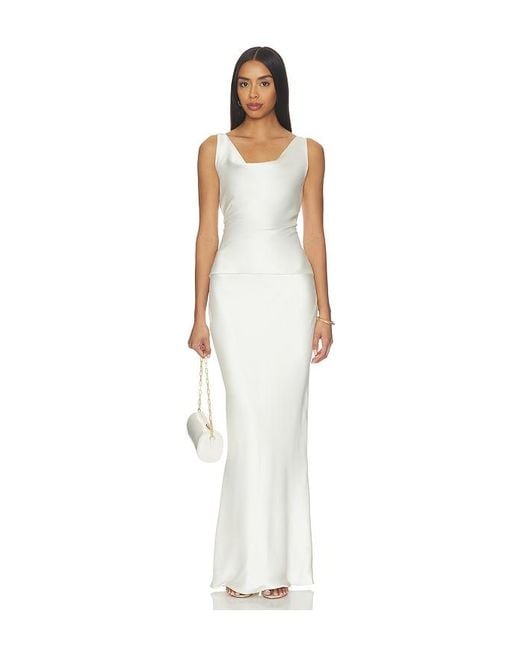 Norma Kamali White Maria Top