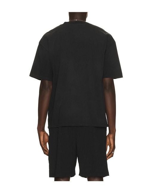 NAHMIAS Black State Champions Boxy T-Shirt for men