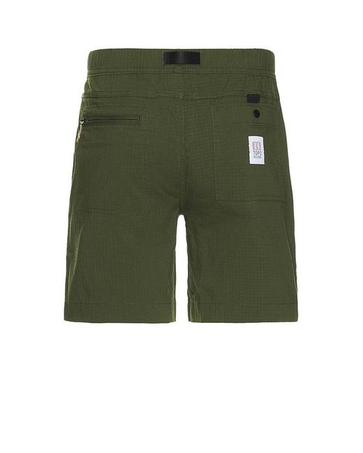 Mountain ripstop shorts Topo de hombre de color Green