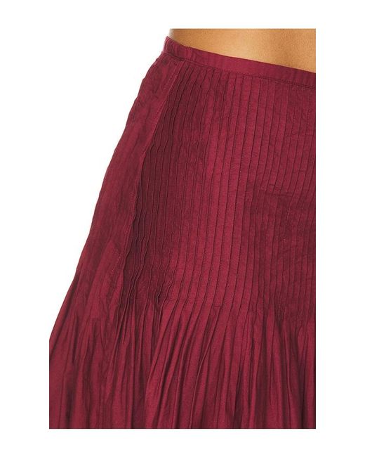 Ciao Lucia Red Rosa Skirt