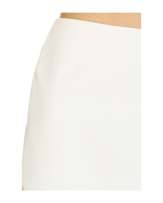 ALL THE WAYS White Mamie Mini Skirt