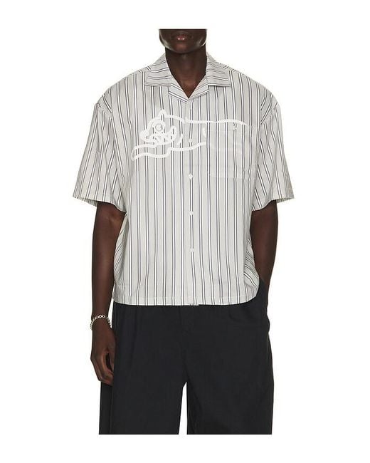 ICECREAM Gray Giant Short Sleeve Shirt for men