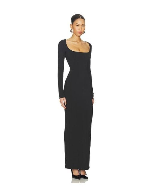 ALL THE WAYS Black Anneliese Maxi Dress