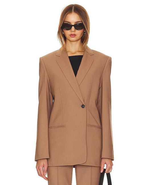 Helmut Lang Brown Single Blazer