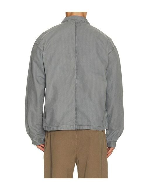 Thisisneverthat Gray Hbt Washed Jacket for men