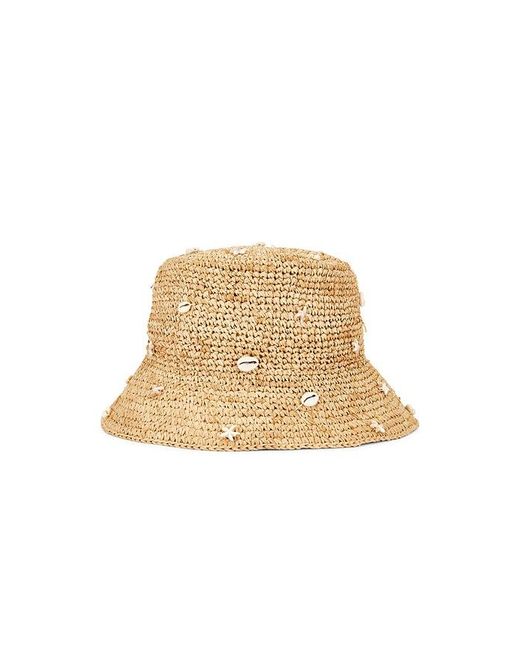 Nikki Beach Natural Shelley Bucket Hat