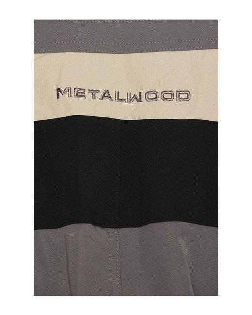 METALWOOD STUDIO Gray Machine Short for men