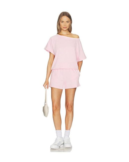 WellBeing + BeingWell Pink Cooper Short