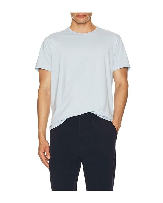 Cuts White Ao Curve Hem Tee for men