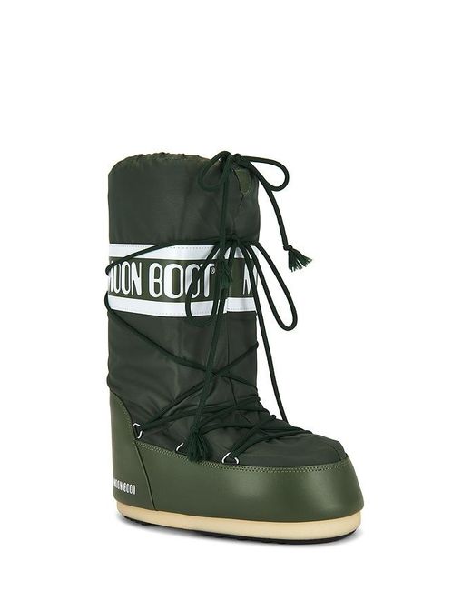 Moon Boot Green Icon Nylon Boot for men