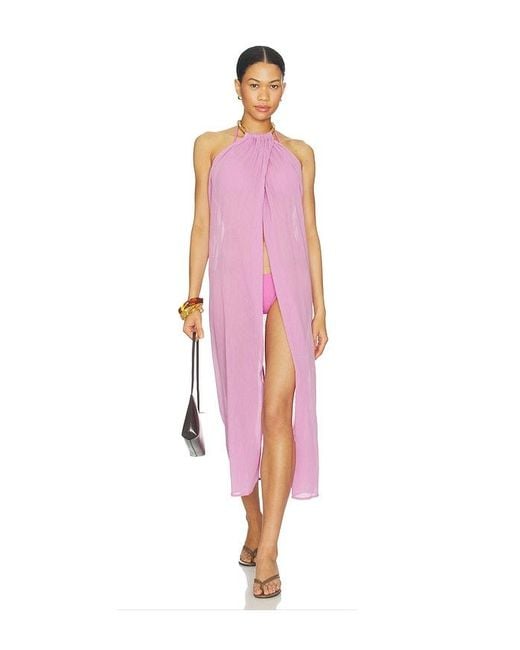 ViX Pink Cloe Long Cover Up