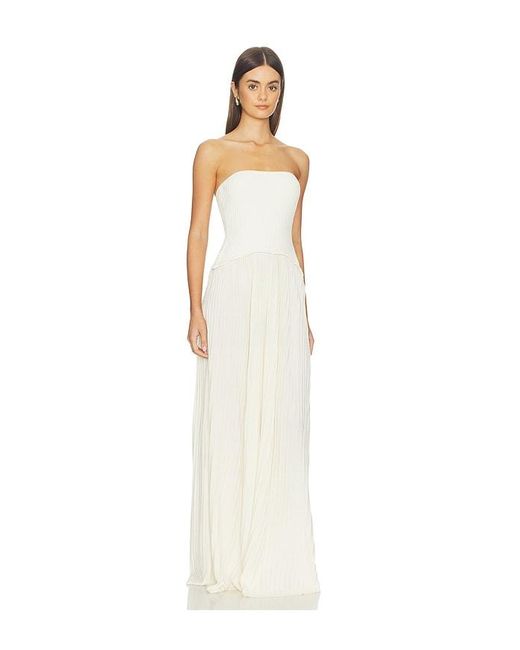 Solid & Striped White The Strapless Soglio Dress