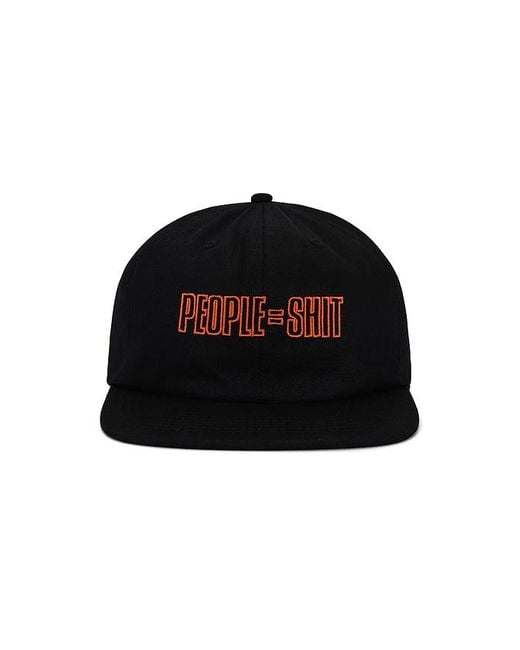 Gorra Béisbol People En Color Negro Talla Pleasures de hombre de color Black