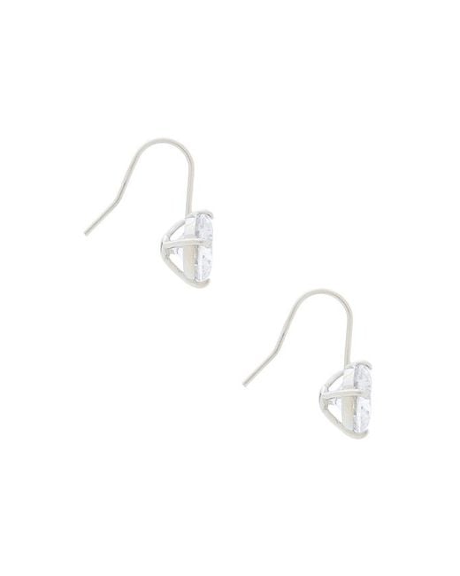 Shashi White Caroline Drop Earring