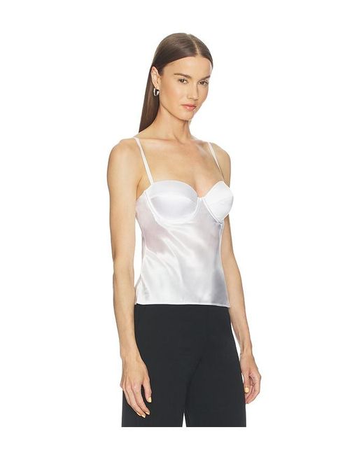 L'Agence White Orlina Camisole