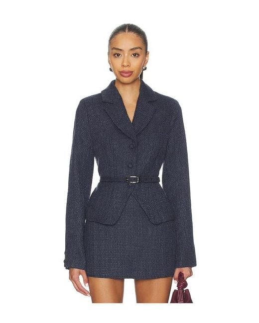 MORE TO COME Blue Fawm Blazer