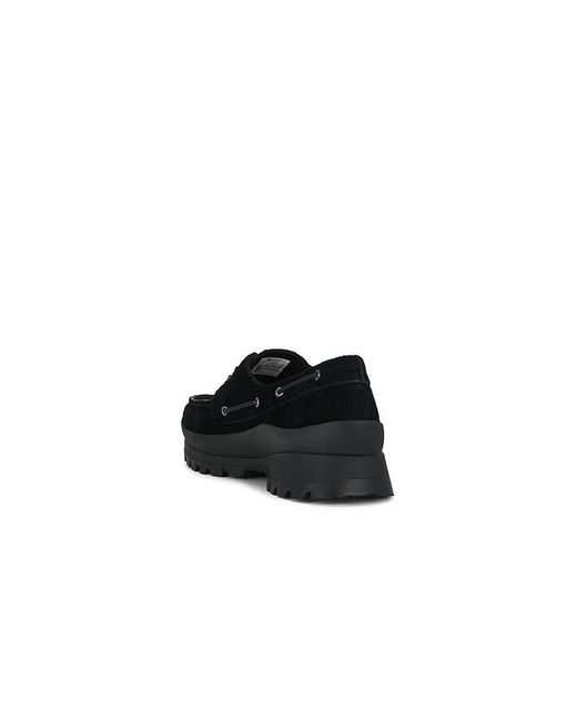 Sperry Top-Sider Black X Pleasures 3-Eye Vibram Turn-Lock Lug Boat Loafer for men