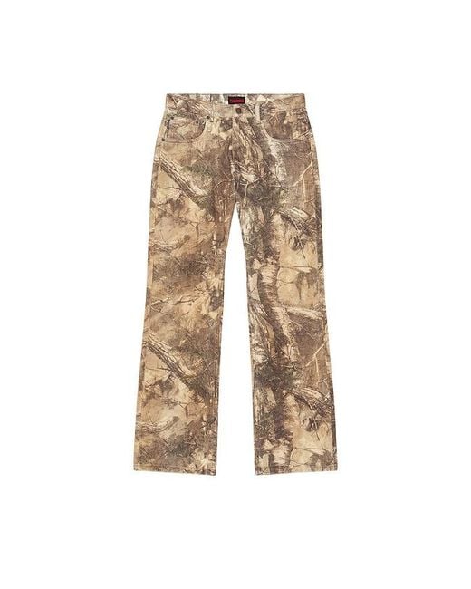 Pleasures Natural Hendrix Flare Jeans for men