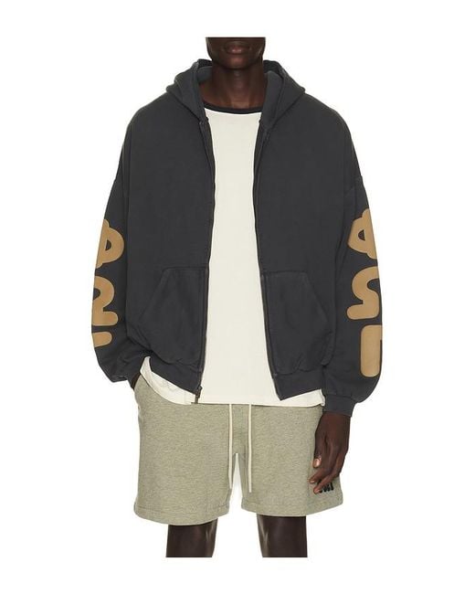 Fear Of God Blue 90's Zip-Up Hoodie for men