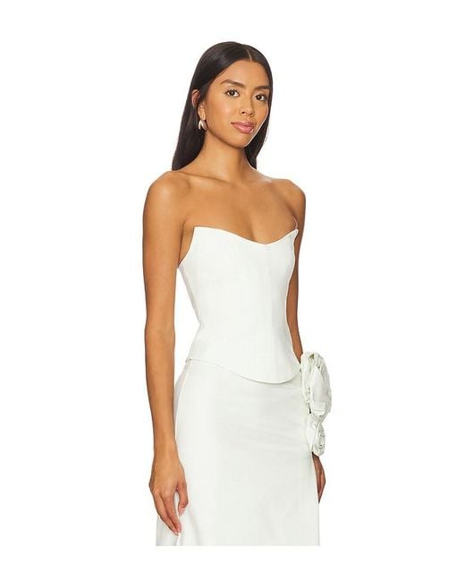 Nbd White Yaz Bustier