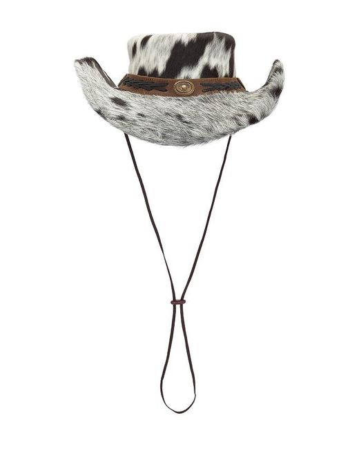 Lamarque Multicolor X Revolve Flynn Cow Hair Cowboy Hat