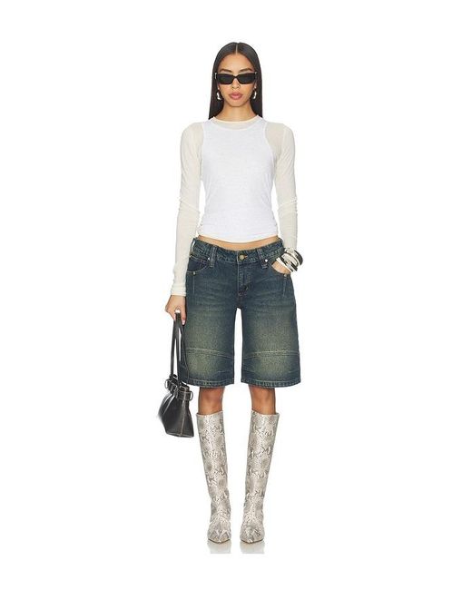 A.Brand Blue 00 Baggy Jort Shorts