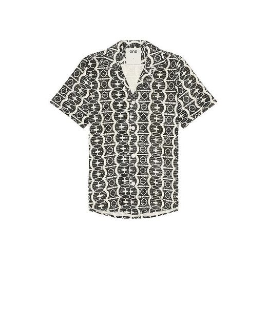 Oas Black Hypnotise Cuba Net Shirt for men
