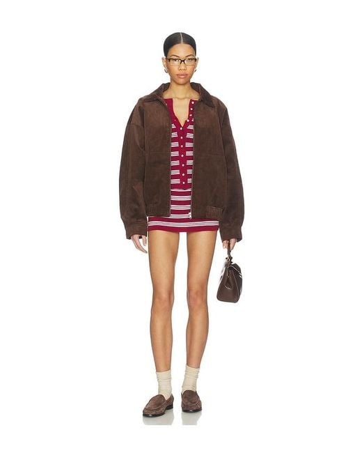 Frankie's Bikinis Red X Revolve Marialla Cloud Knit Skort